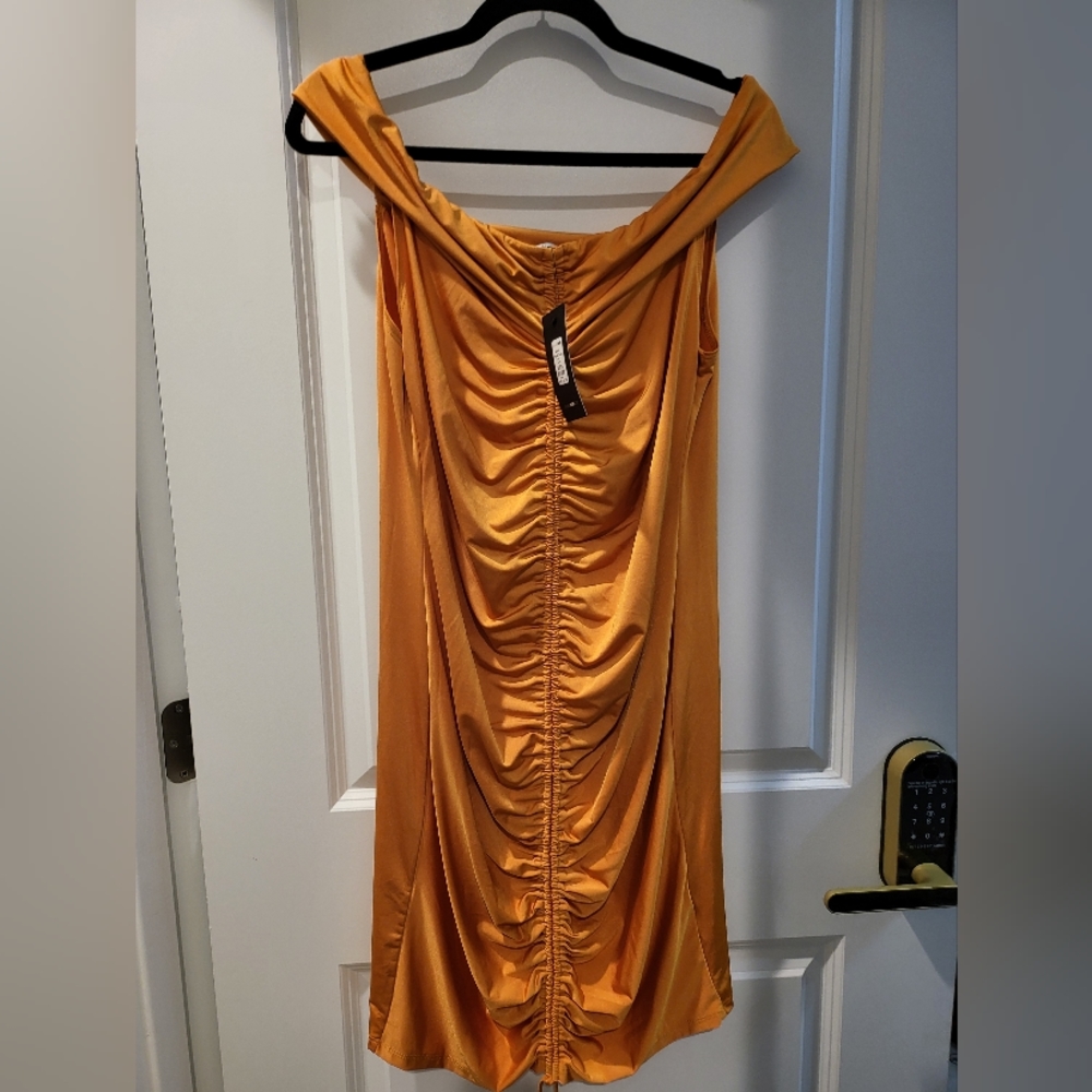 LADIES Ruched Dress Size 1X